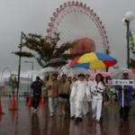 大雨の中、最後まで走り 切りました＼(^o^)／